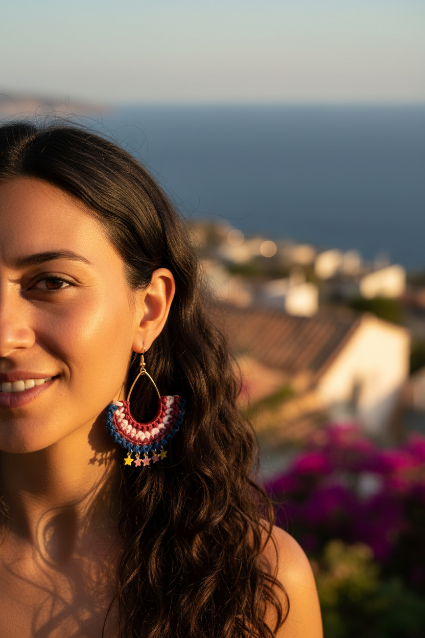 Lifestyle portée boucles crochet