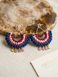 Boucles d'oreilles crochet "Étoiles Filantes"